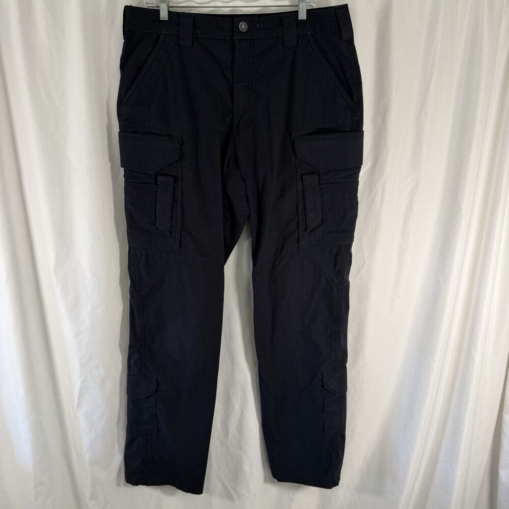 First Tactical Pants Men's 36x34 Black Cargo Utility Belt Loop Cotton Blend